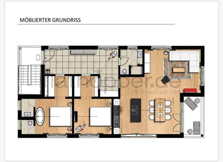 Wohnung zur Miete Wohnen auf Zeit 1.890 € 3 Zimmer 120 m² frei ab 01.10.2026 Prien Prien am Chiemsee 83209