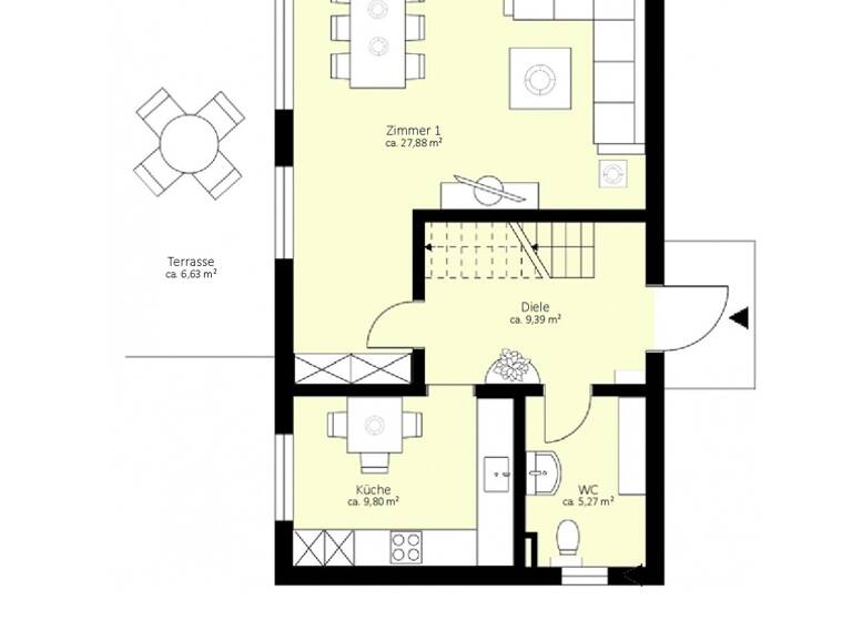 Einfamilienhaus zum Kauf 235.000 € 3 Zimmer 100 m² 483 m² Grundstück Dummerstorf Kessin OT Hohen Schwarfs 18196