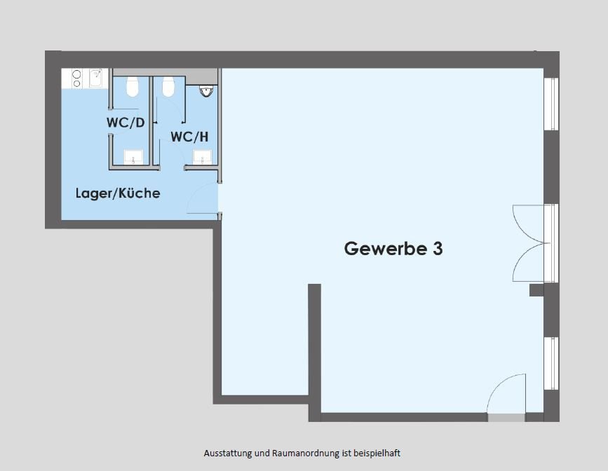 Verkaufsfläche zur Miete provisionsfrei 11 € 106,4 m²<br/>Verkaufsfläche Neustadt-Neuschönefeld Leipzig 04315