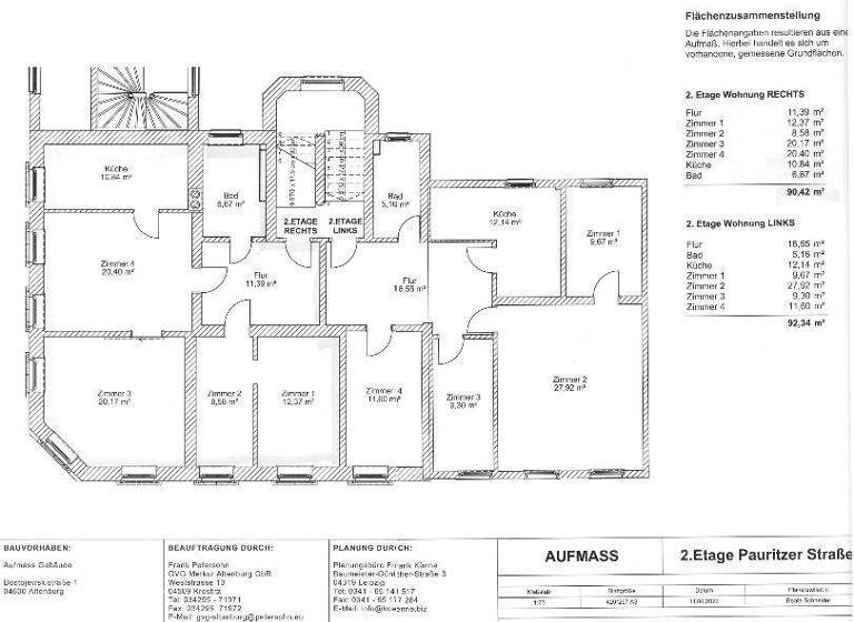 Wohnung zur Miete 591 € 4 Zimmer 90,4 m² 2. Geschoss frei ab sofort Altenburg 04600