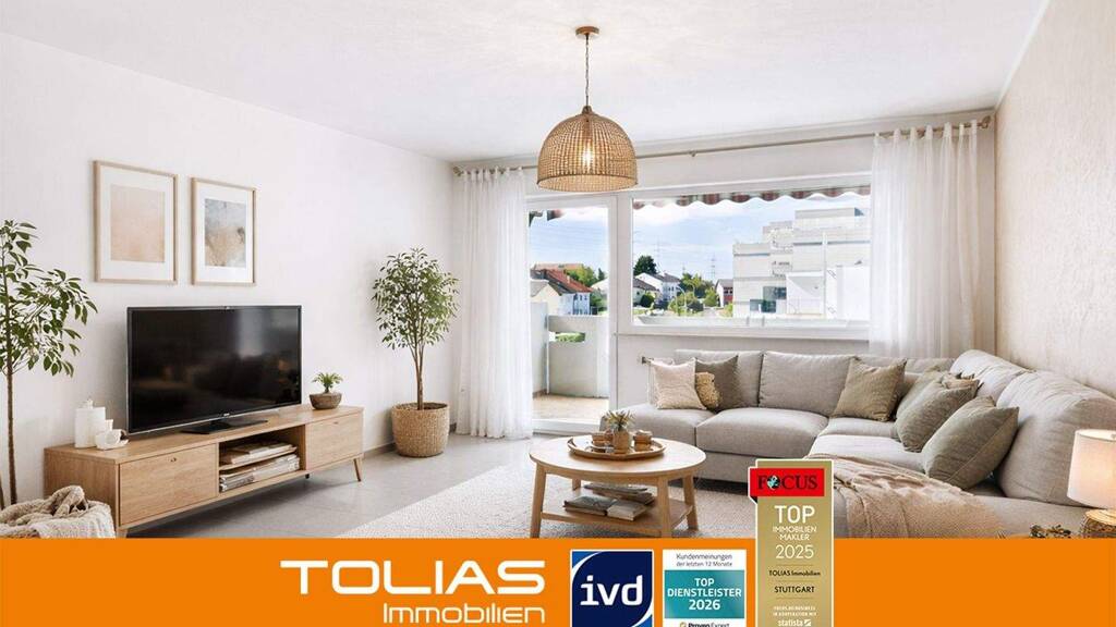 Wohnung zum Kauf 269.000 € 3 Zimmer 78,8 m² 2. Geschoss Heutingsheim Freiberg am Neckar 71691