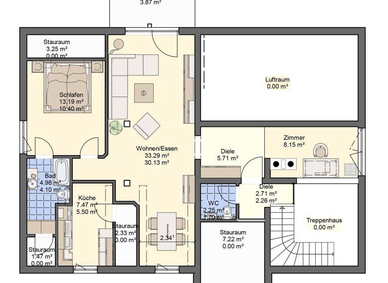 Wohnung zur Miete 1.570 € 2,5 Zimmer 71,8 m² Tutzing 82327