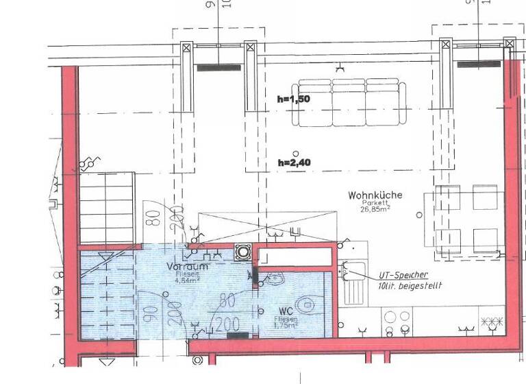Wohnung zur Miete 1.071 € 4 Zimmer 90,9 m² 2. Geschoss Marktplatz 8 Aspach 5252