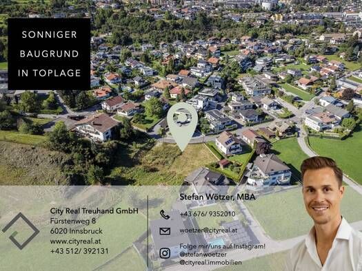 Grundstück zum Kauf 395.000 € 466 m² Grundstück Moritzenstraße 37 Telfs 6410