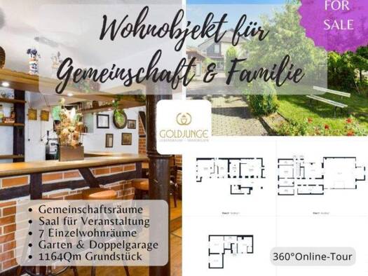 Gewerbeobjekt zum Kauf als Kapitalanlage geeignet 290.000 € 22 Zimmer 290 m² 1,2 m² Grundstück Fischersdorf Kaulsdorf 07338