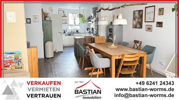 Reihenmittelhaus zur Miete 1.290 € 4,5 Zimmer 132 m² frei ab 01.07.2025 Pfeddersheim 1 Worms / Pfeddersheim 67551