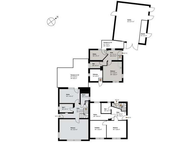 Mehrfamilienhaus zum Kauf 448.000 € 9 Zimmer 233,1 m² 1.520 m² Grundstück Altengamme Hamburg 21039