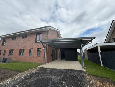 Doppelhaushälfte zur Miete - Erstbezug 1.500 € 4 Zimmer 120 m² 350 m² Grundstück Bohmte Bohmte 49163