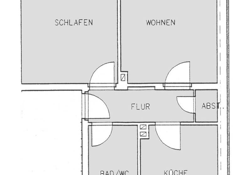 Wohnung zur Miete 364 € 2 Zimmer 52 m² 2. Geschoss frei ab sofort Fritz-Große-Straße 5 Altenberg 01773