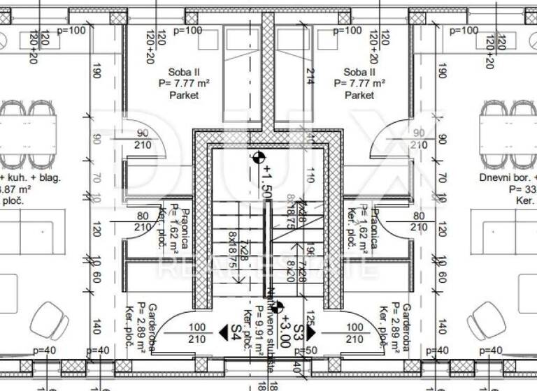 Wohnung zum Kauf 270.000 € 3 Zimmer 87 m² Privlaka