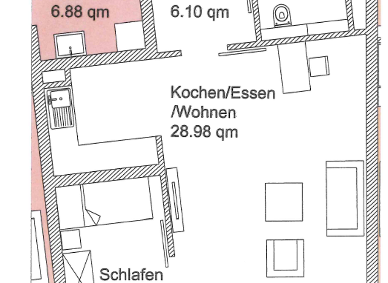 Wohnung zur Miete 1.054 € 1,5 Zimmer 57 m² 4. Geschoss Grashoffstraße 1 Geestemünde Bremerhaven 27570