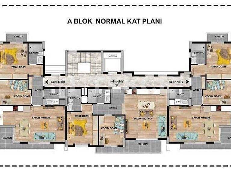 Studio zum Kauf 77.000 € 2 Zimmer 63 m² 3. Geschoss Antalya 07112