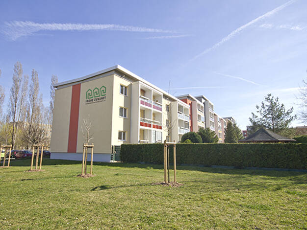 Wohnung zur Miete 206 € 2 Zimmer 34,2 m² 4. Geschoss Fischerstecherstraße 12 Heide Nord West 06120