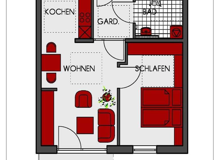 Wohnung zum Kauf 169.000 € 2 Zimmer 53,1 m² EG frei ab sofort Fürstenstein 94538