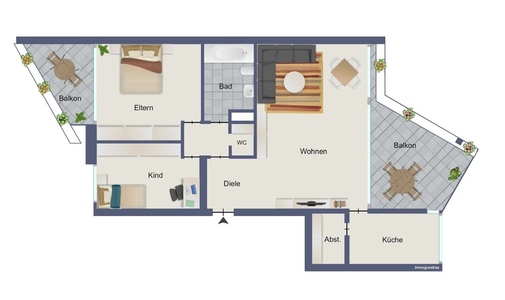 Wohnung zum Kauf 190.000 € 3 Zimmer 85 m²<br/>Wohnfläche Eisingen 75239