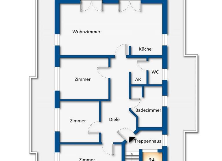 Wohnung zum Kauf 775.000 € 4 Zimmer 140,6 m² 2. Geschoss Niederschönhausen Berlin 13156