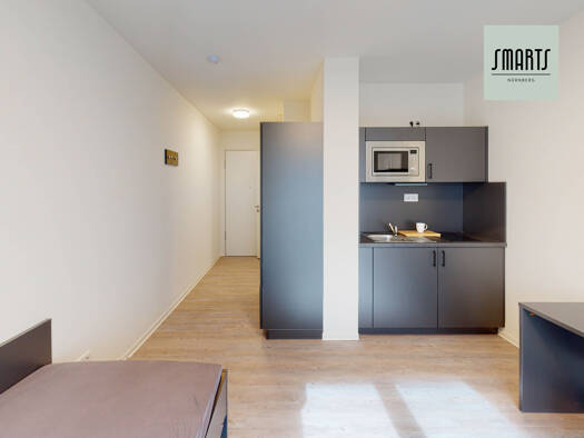 Studio zur Miete 485 € 1 Zimmer 19,3 m² EG Stephanstraße 7 St Peter Nürnberg 90478