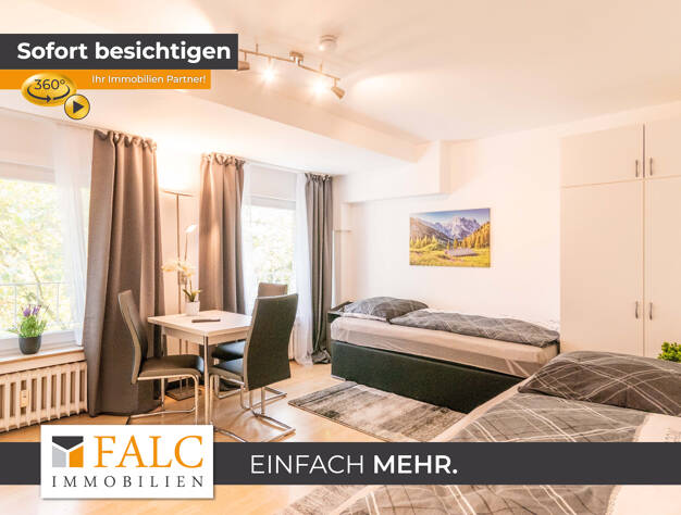 Wohnung zur Miete Wohnen auf Zeit 1.200 € 1 Zimmer 25 m² frei ab sofort Schützenbahn 15 Stadtkern Essen 45127