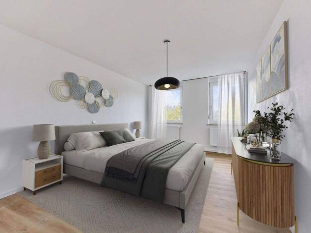 Wohnung zur Miete 1.150 € 2,5 Zimmer 64 m² 2. Geschoss Amerikaner Str. 13 Schwetzingerstadt Mannheim 68165