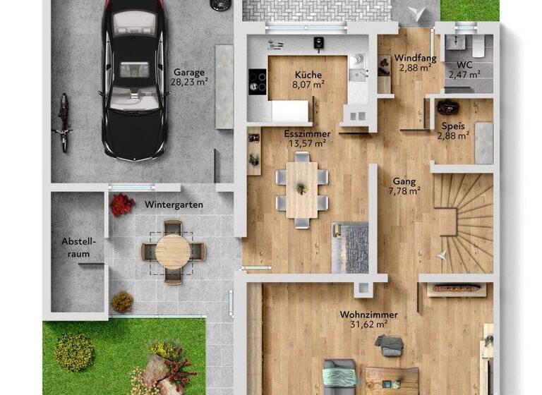 Doppelhaushälfte zum Kauf 449.000 € 7 Zimmer 195 m² 359 m² Grundstück Emmerting 84547