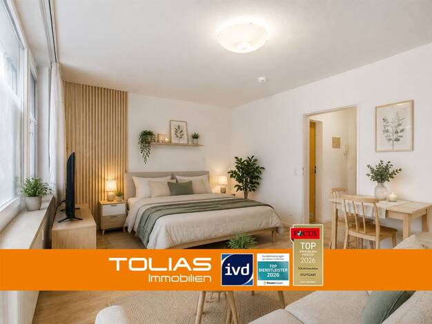 Wohnung zum Kauf 95.000 € 1 Zimmer 31,1 m² 2. Geschoss Mitte Sindelfingen 71063