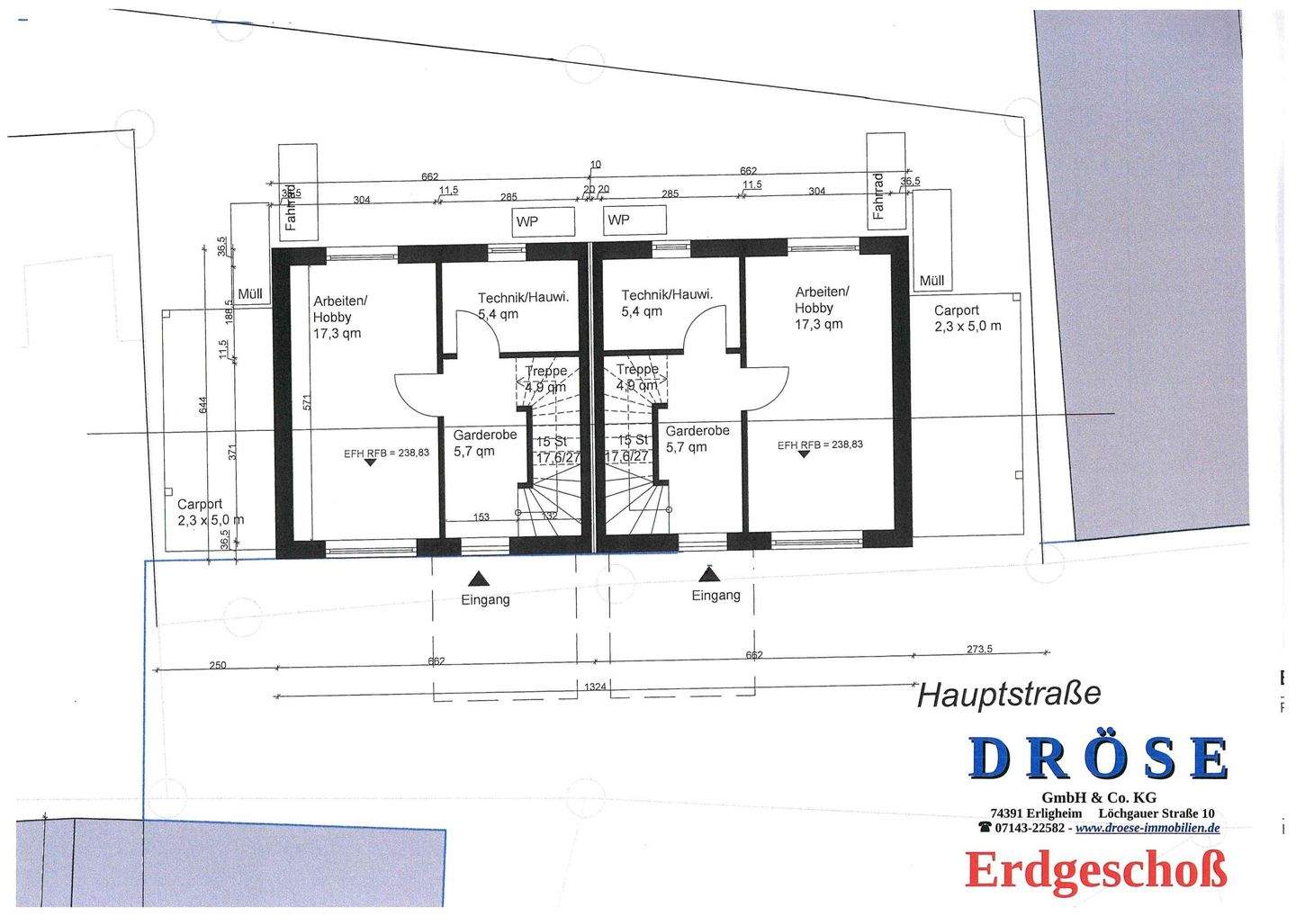 Immobilie in Erligheim - Wohnen am Rande des Ortskerns - Downtown Erligheim - Bild 1