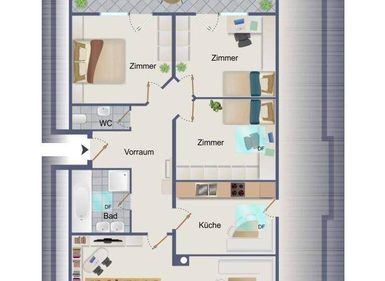 Wohnung zum Kauf 395.000 € 4 Zimmer 104 m² 3. Geschoss Schwaz 6130