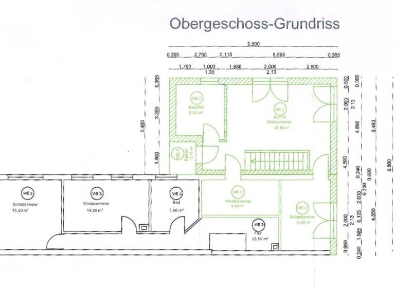 Wohnung zum Kauf 298.000 € 3 Zimmer 62,5 m² 1. Geschoss Konradsiedlung-Wutzlhofen Regensburg 93057