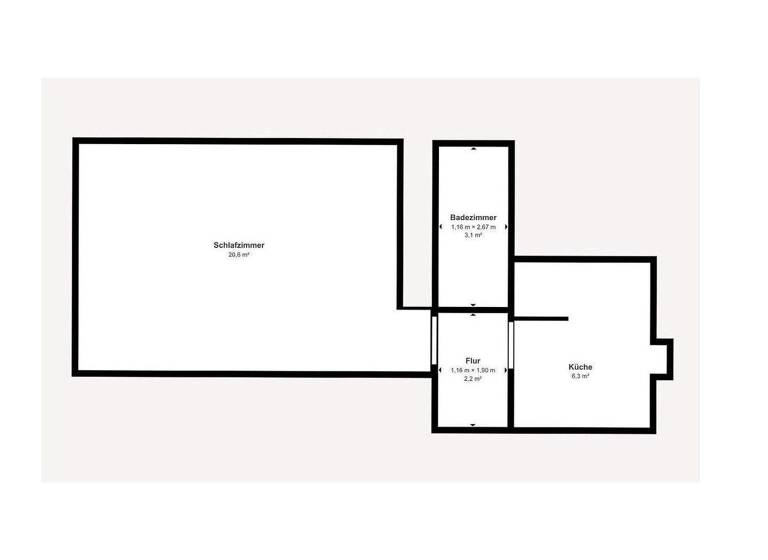 Wohnung zur Miete 690 € 1,5 Zimmer 34 m² EG Friedmanngasse 38-40 Wien 1160