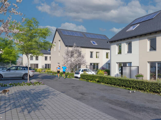 Reihenendhaus zum Kauf - Erstbezug provisionsfrei 509.900 € 5,5 Zimmer 116 m² 262 m² Grundstück Am alten Bahnhof 6 Wolfskehlen Riedstadt 64560