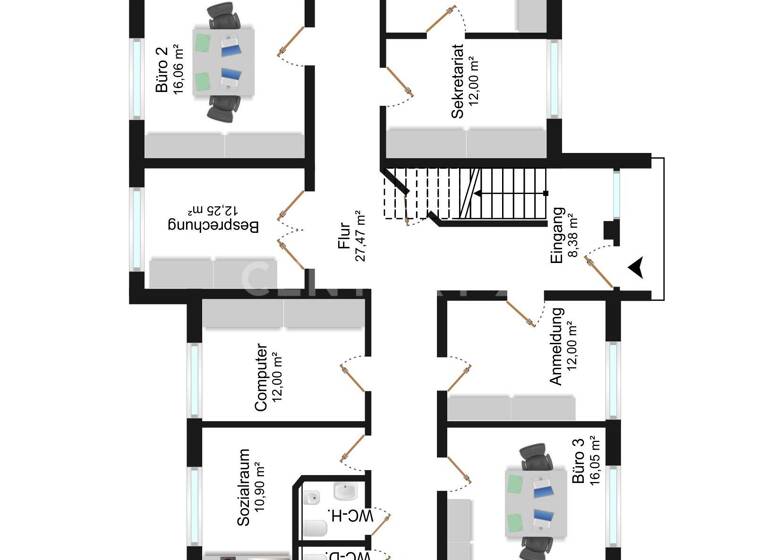 Gewerbeobjekt zum Kauf als Kapitalanlage geeignet 549.021 € 14 Zimmer 345 m² 1.227 m² Grundstück Grünberg 35305