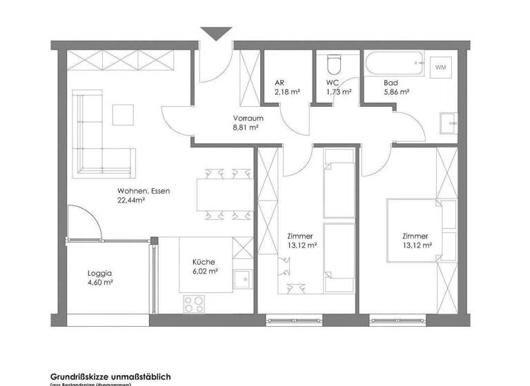 Wohnung zum Kauf provisionsfrei 360.000 € 3 Zimmer 73 m² 2. Geschoss IGNAZ HÄRTL-STRASSE 8, 5020 SALZBURG Salzburg 5020