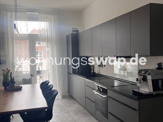 Wohnung zur Miete Tauschwohnung 1.450 € 3 Zimmer 100 m² 1. Geschoss Oberbilk Düsseldorf 40227