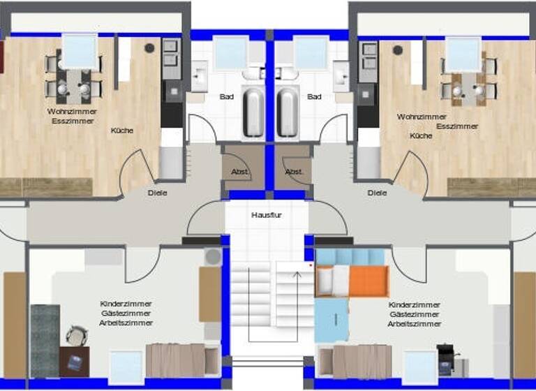 Wohnung zur Miete 560 € 3 Zimmer 75 m² Geschoss 2/3 frei ab sofort Wolfstein 67752