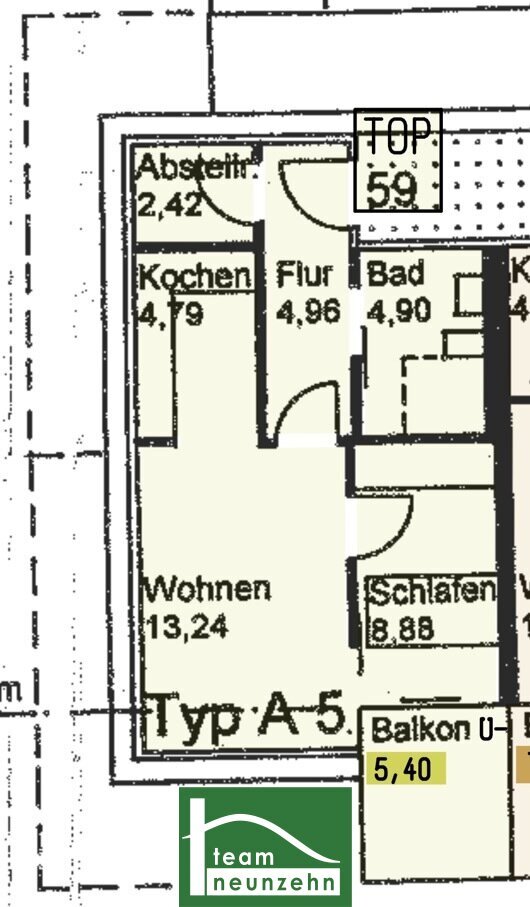 Wohnung zum Kauf 95.500 € 2 Zimmer 39,7 m²<br/>Wohnfläche 2.<br/>Geschoss Bahnhofstraße 213 Paternion 9711