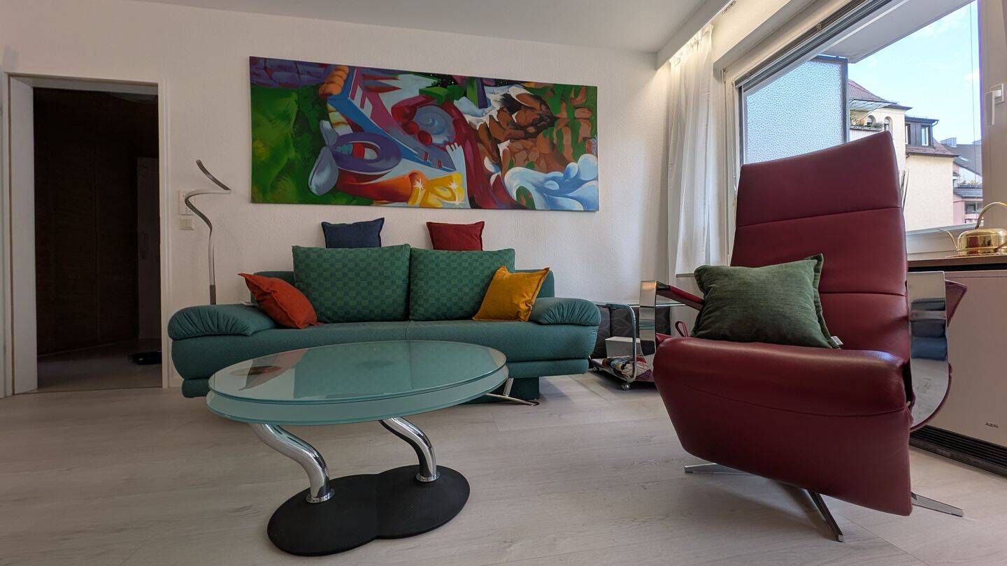 Möbliert, Miete ist inklusive NK !, komplett hochwertig ausgestattete 2-Zi.- Wohnung, inkl. Wlan