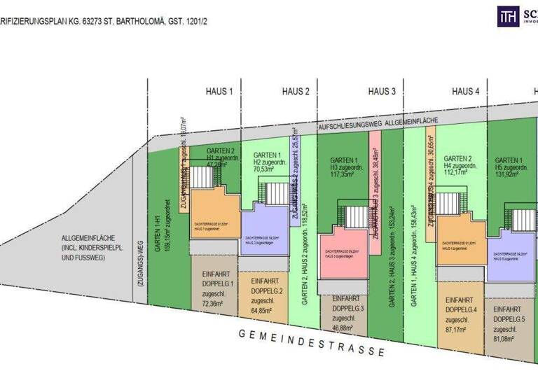 Doppelhaushälfte zum Kauf 619.900 € 4 Zimmer 124,4 m² Reiteregg Sankt Bartholomä 8113