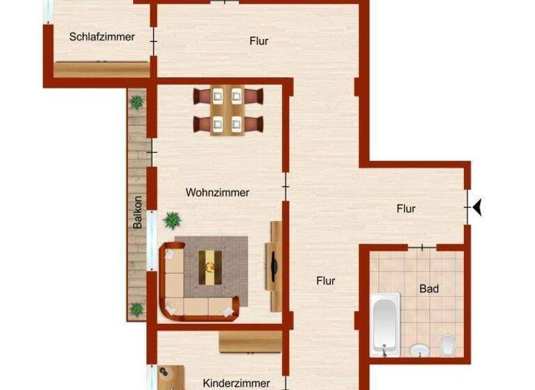 Wohnung zur Miete 489 € 3,5 Zimmer 72,5 m² 4. Geschoss frei ab 26.12.2026 Veistraße 84 Heessen Hamm 59073