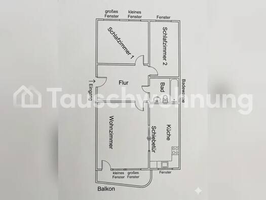 Wohnung zur Miete nur mit Wohnberechtigungsschein Tauschwohnung 400 € 3 Zimmer 73 m² 1. Geschoss Kaulsdorf Berlin 12629