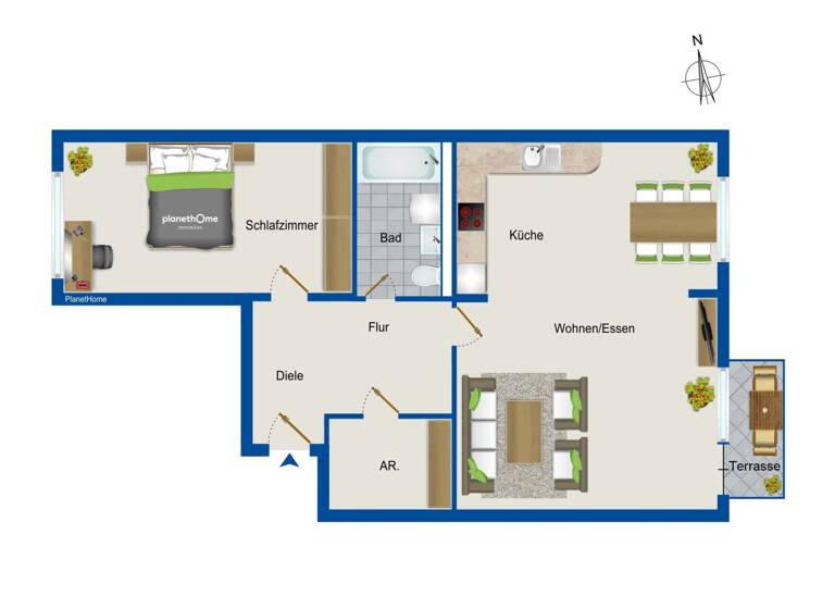 Wohnung zum Kauf 199.900 € 2 Zimmer 74 m² Zossen 15806