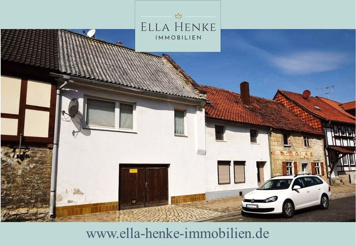 Reihenmittelhaus zum Kauf 29.000 € 4 Zimmer 120 m²<br/>Wohnfläche 148 m²<br/>Grundstück Wegeleben Wegeleben 38828