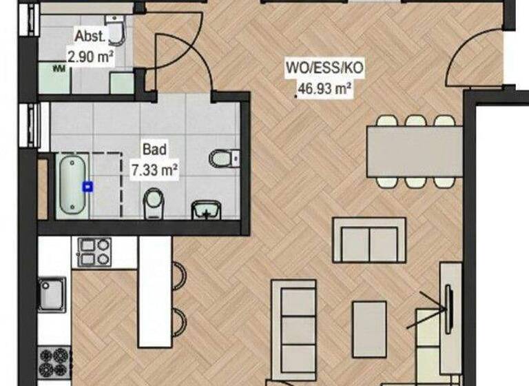 Wohnung zur Miete - Erstbezug 1.100 € 3 Zimmer 99,4 m² EG frei ab 01.05.2026 Im Dorf 100B Nordrach 77787