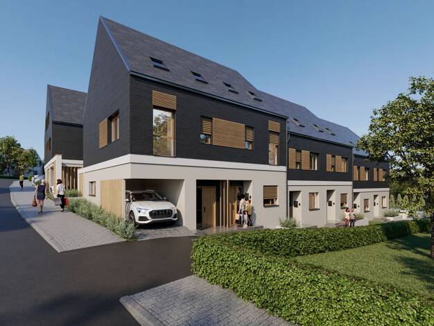 Reihenendhaus zum Kauf - Erstbezug 679.000 € 4 Zimmer 110,4 m² 90 m² Grundstück frei ab sofort Dreieichenhain Dreieich 63303