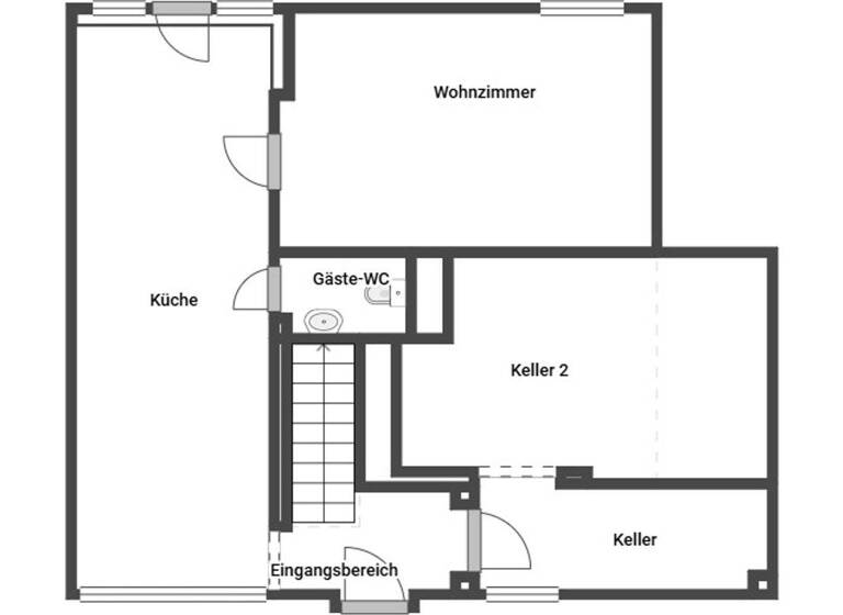 Doppelhaushälfte zum Kauf 219.000 € 6 Zimmer 120,3 m² 2.005,3 m² Grundstück Wallroth Schlüchtern 36381