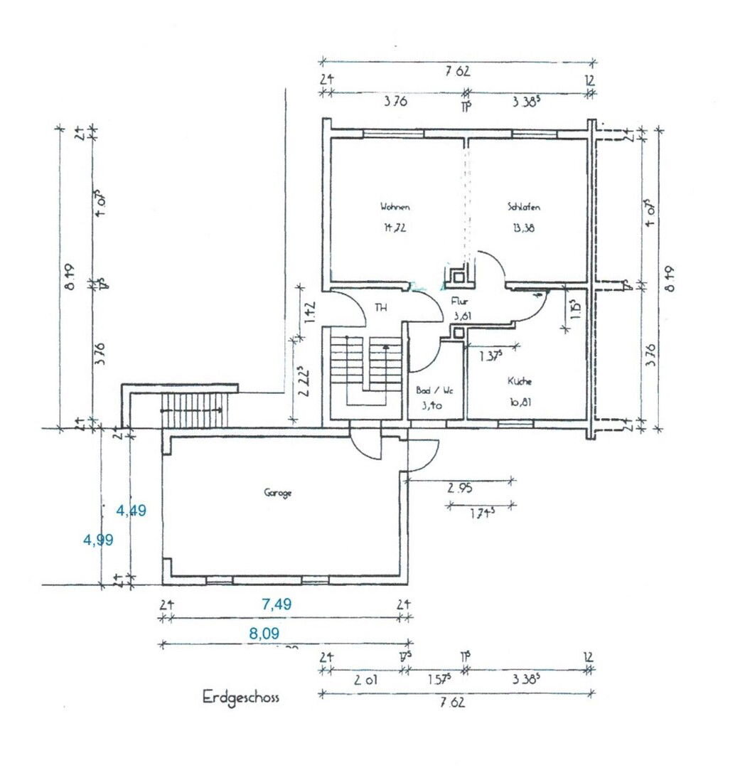 Doppelhaushälfte zum Kauf provisionsfrei 285.000 € 10 Zimmer 175,8 m²<br/>Wohnfläche 464 m²<br/>Grundstück Speicher 54662