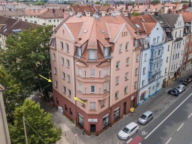 Wohnung zur Miete 890 € 2 Zimmer 63 m² 1. Geschoss Rothenburger Straße 151 St Leonhard Weiterer Innenstadtgürtel West / Nord / Ost 90439