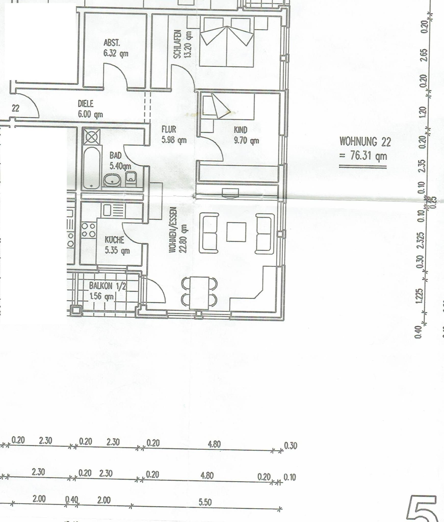 Wohnung zur Miete 750 € 3 Zimmer 76 m²<br/>Wohnfläche 5.<br/>Geschoss ab sofort<br/>Verfügbarkeit Gustav-Mahler-Str. 19 A Zentrum - West Leipzig 04109