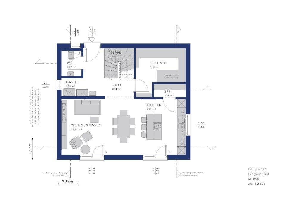 Einfamilienhaus zum Kauf 357.381 € 4 Zimmer 125 m²<br/>Wohnfläche 900 m²<br/>Grundstück Marksuhl Gerstungen 99819