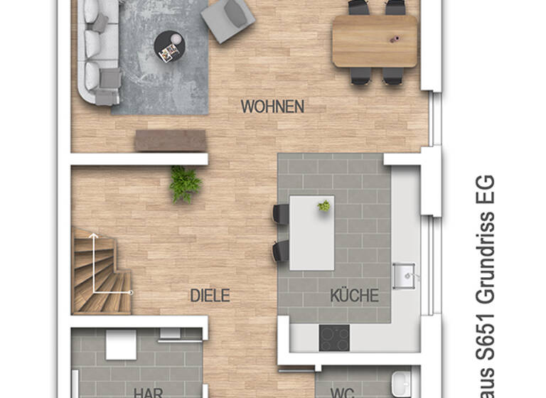 Haus zum Kauf - Erstbezug 590.000 € 4 Zimmer 116 m² 400 m² Grundstück Bramfeld Hamburg 22175