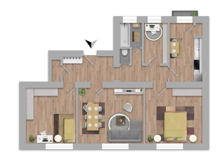 Wohnung zum Kauf 339.000 € 4 Zimmer 108,1 m² 3. Geschoss Waldegg Linz 4020